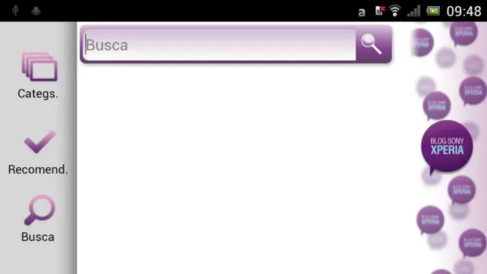 Blog Sony Xperia android App screenshot 1